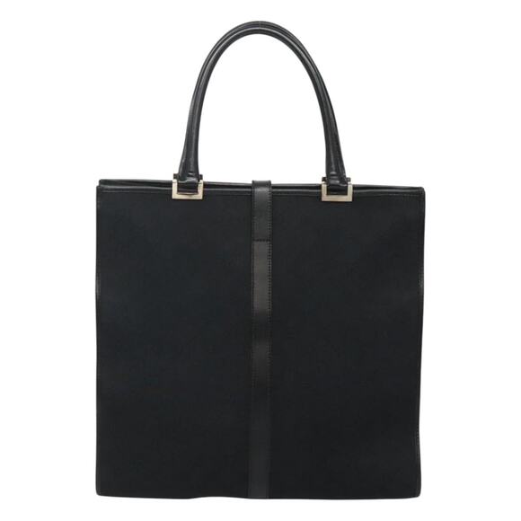 GUCCI GG Canvas Jackie Hand Bag Black Silver 002 002 - Picture 3 of 16
